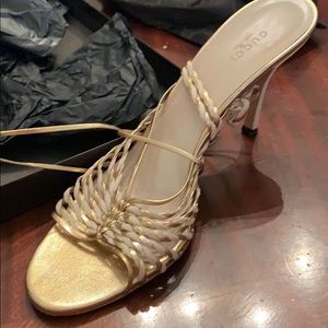 Gucci Wrap Ankle Heel - image 1